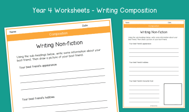 Year 4 Writing Non fiction Worksheets KS2 Writing Composition 